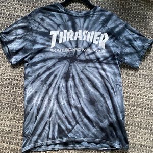 THRASHER medium tie dye t shirt